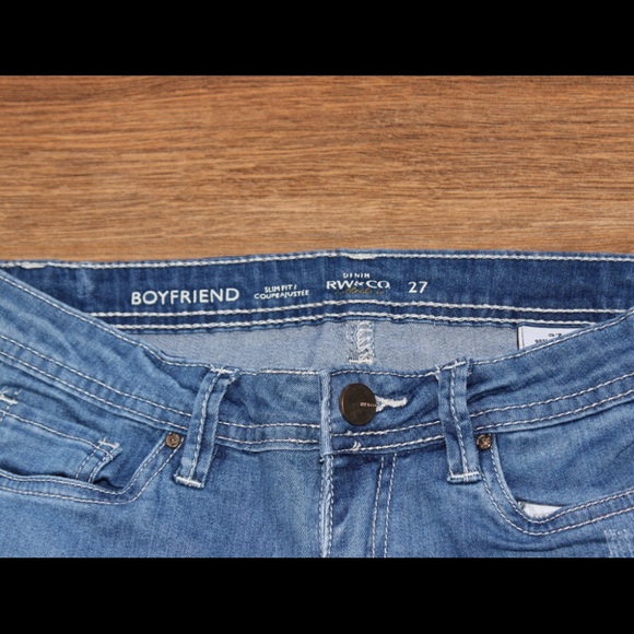 Rw&co light wash skinny boyfriend jeans size 27 - Picture 5 of 7